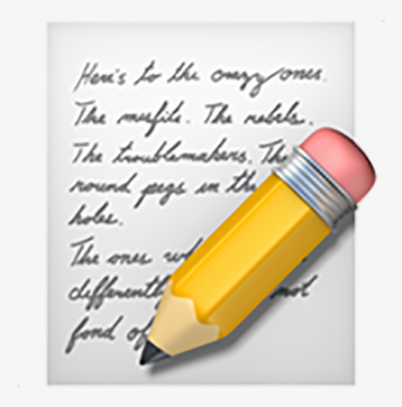 Credit - Apple - Writing, transparent png #939058