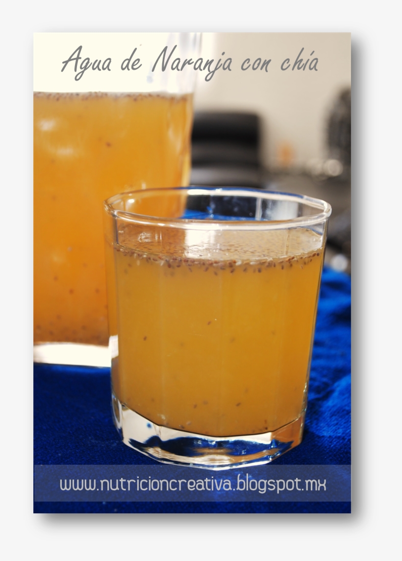 El Agua Fresca De Naranja Es Ideal Para Esta Temporada - Water, transparent png #939217