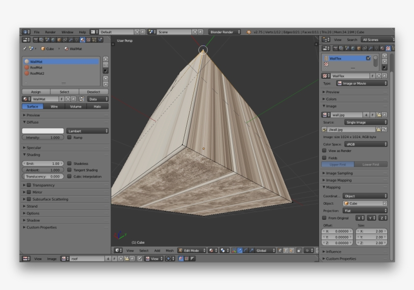 Texture Lines On Sides Of Cube Blender Texture Lines Free