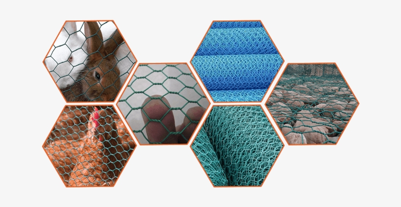 Hexagonal Wire Mesh Material - Fence Wire Roll Png, transparent png #939798