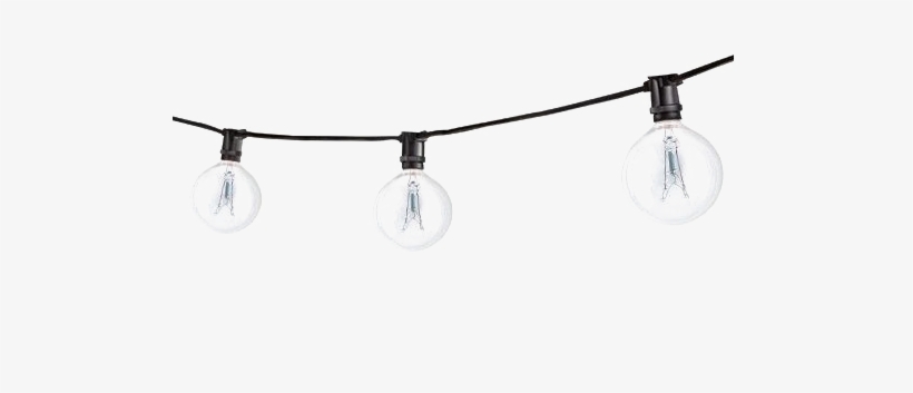 Decorative Light Png Free Download - String Lights Bulbs Png, transparent png #939823