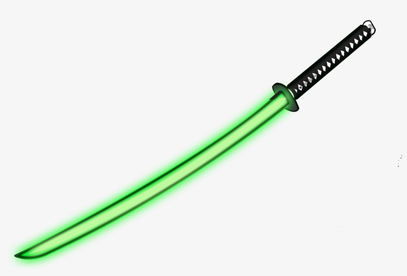 Katana Lightsaber By Grimwolfsierra-d5uh2sm - Digital Art, transparent png #939916