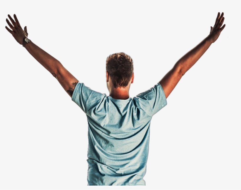 Raise Your Hands In Praise - Cheering, transparent png #939917