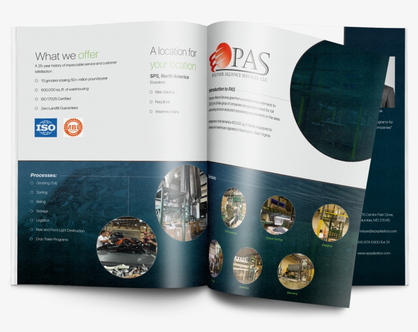 A Custom Brochure Design Made For A Client In The Manufacturing, transparent png #9300274