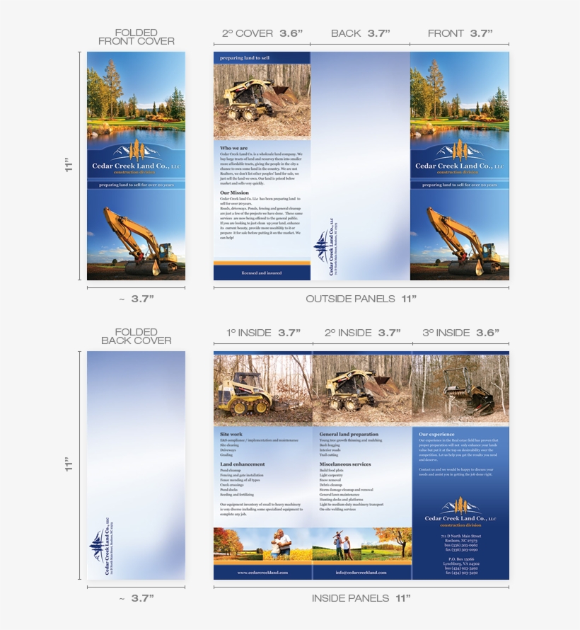 Self Mailer Tri Fold Brochure - Example Of Travel Brochure Back And Front, transparent png #9300428