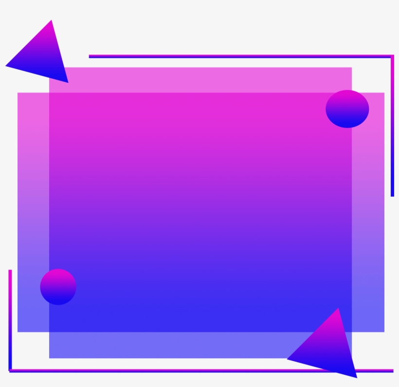 Violeta Azul Color Pop Comercial Estilo Tecnológico - Graphic Design, transparent png #9300731