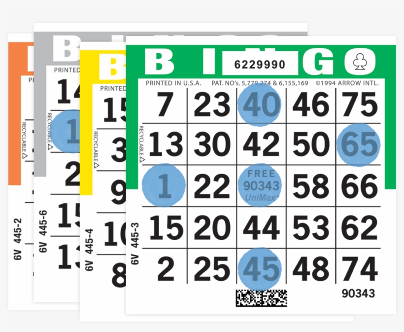 Unimax Player Preferred Bingo Paper - Circle, transparent png #9301364