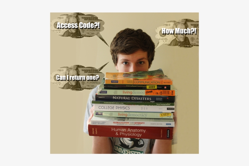 Textbooks And Access Codes Financially Burden Students, - Textbooks Too Expensive, transparent png #9301553