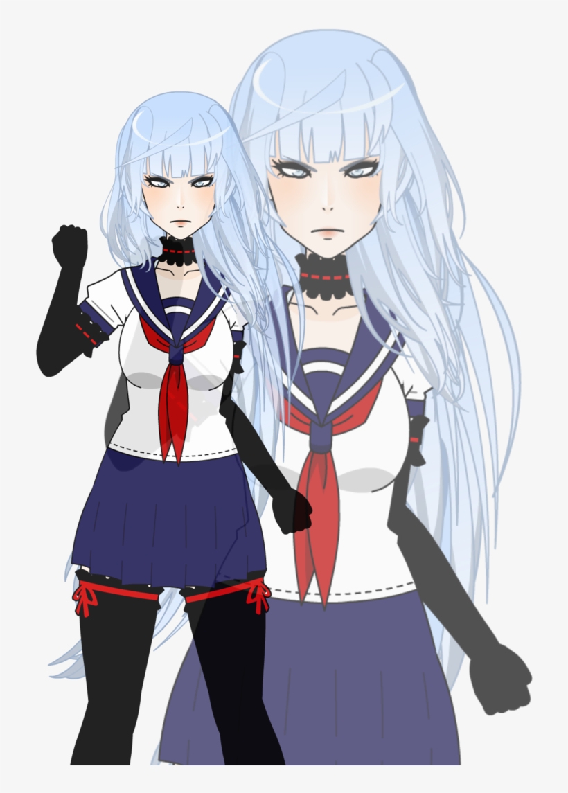 Megami Saikou Kisekae Yandere Simulator Rival By Rh - Kisekae Yandere Simulator Student Council, transparent png #9302280