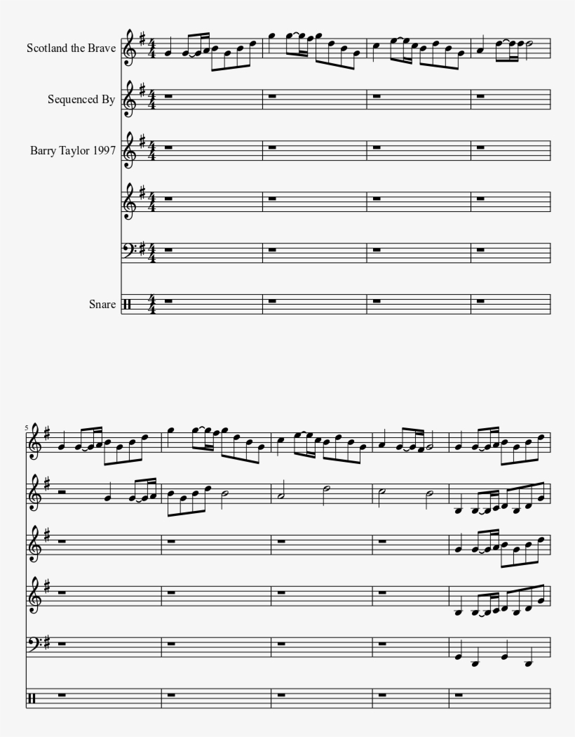 Sheet Music 1 Of 19 Pages - Zeze Piano Sheet Music, transparent png #9303421
