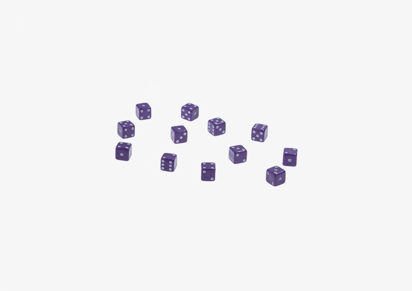 Dice 5mm Purple 6399 500px - Poker, transparent png #9303887