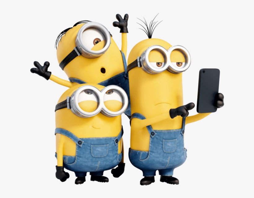 Minions Tomandose Selfie, transparent png #9303929