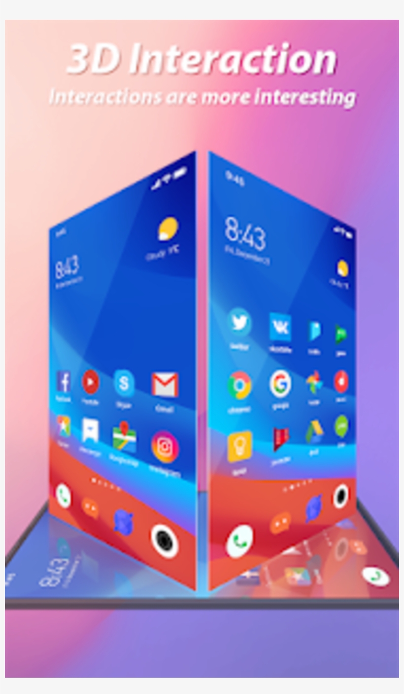 Mi Launcher-customized Themes And Cool Icon Packs - Samsung Galaxy, transparent png #9304799