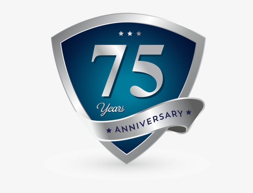 75th Anniversary Badge Logo Icon Eps File - 25th Anniversary Logo Png, transparent png #9304884