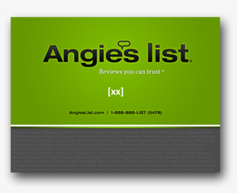 Angie's List Cover Page Free Transparent PNG Download PNGkey