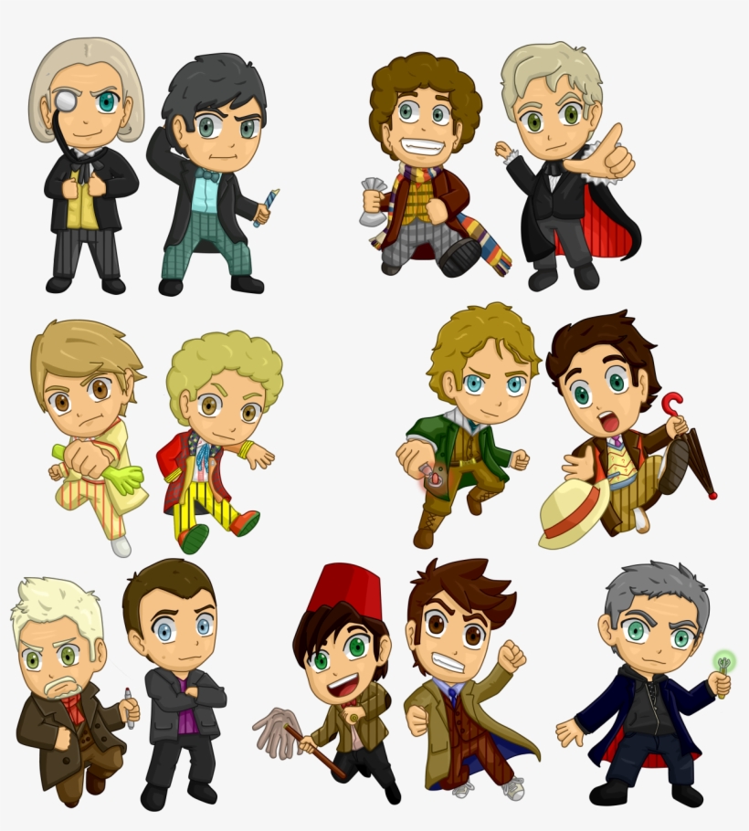 “ Because Series 9 Starts In One Month, I Drew Some - Cartoon, transparent png #9305353