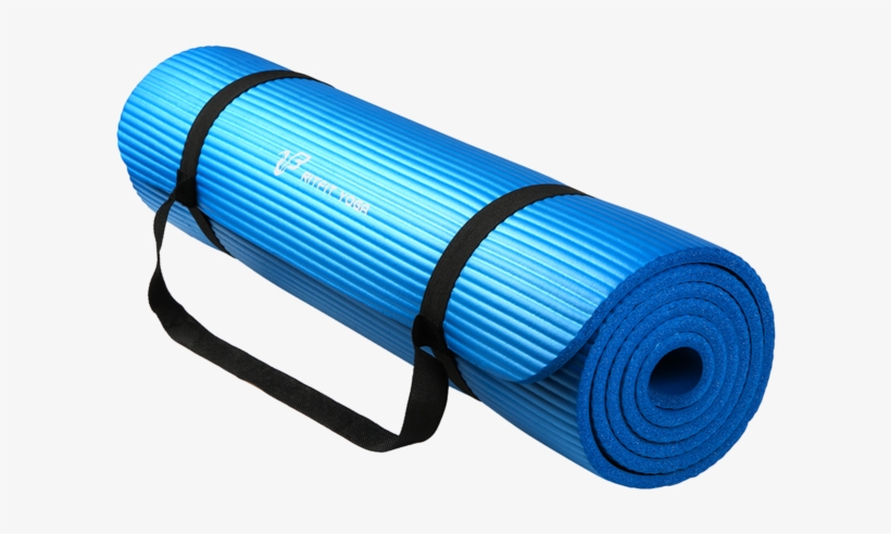 Ritfit 1/2-inch Extra Thick High Density Nbr Yoga Mat - Exercise Mat, transparent png #9305791