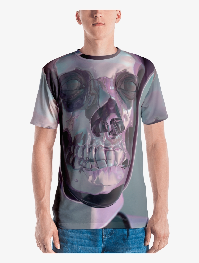 Skullface Deluxe T-shirt - T-shirt, transparent png #9306327