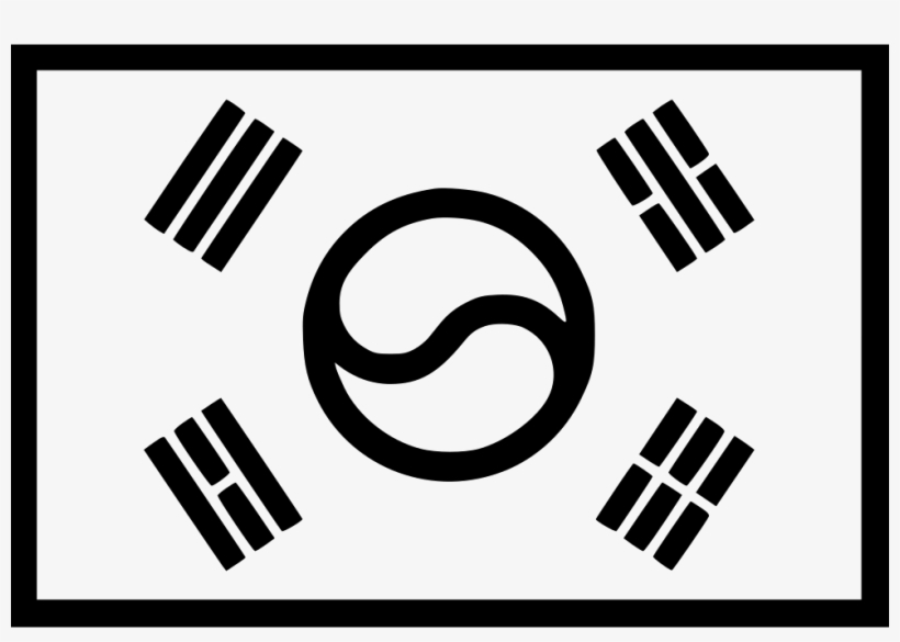 Png File - South Korea Flag, transparent png #9306461