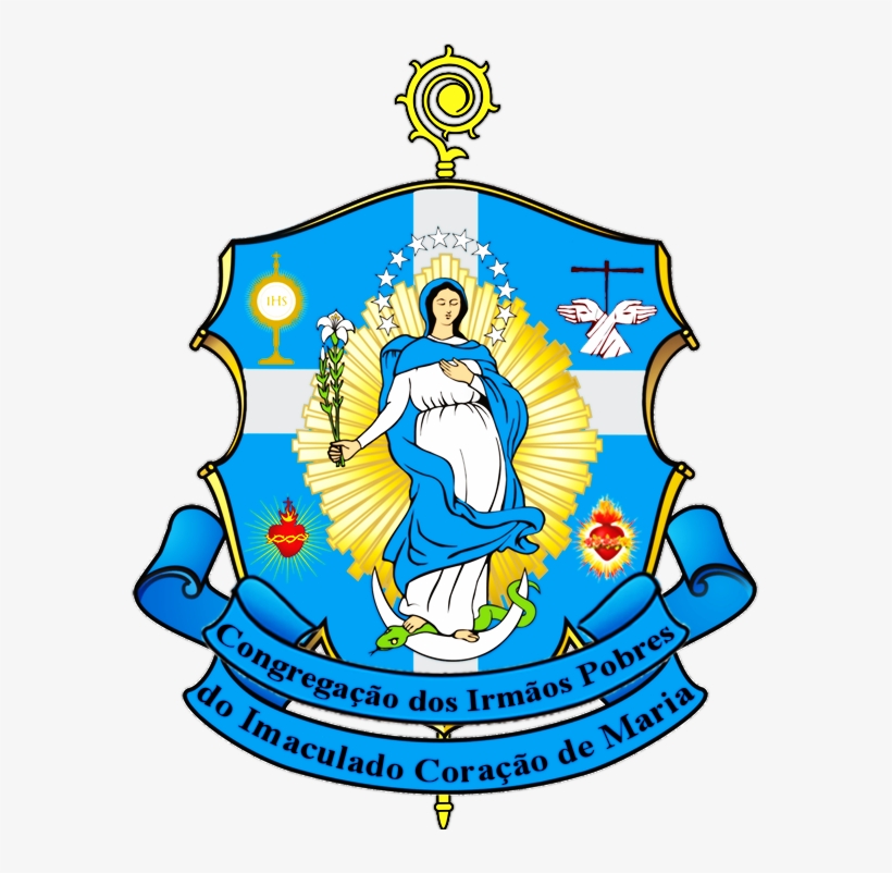 Brasão Da Congregação Dos Irmãos Pobres Do Imaculadocoração - God, transparent png #9306715