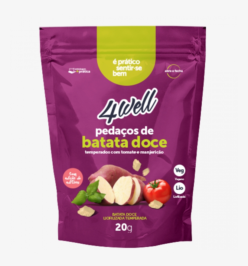 Batata Doce Liofilizada Tomate E Manjerição - Natural Foods, transparent png #9306950