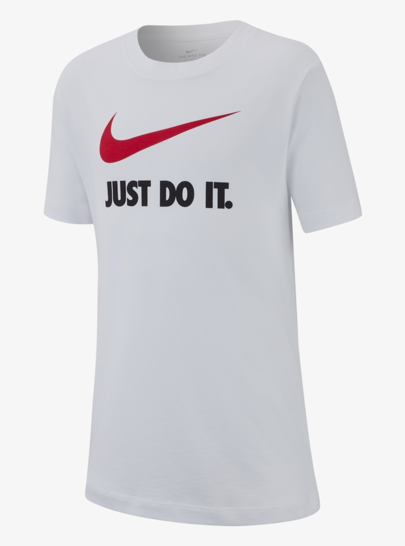 Boys Nsw Tee Jdi Swoosh - Just Do It Nike, transparent png #9307395