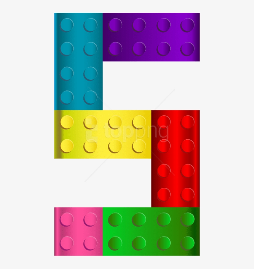 Free Png Download Lego Number Five Clipart Png Photo - Lego Number 5, transparent png #9307961