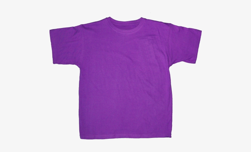 Kids Tshirt Purple - Active Shirt, transparent png #9308536