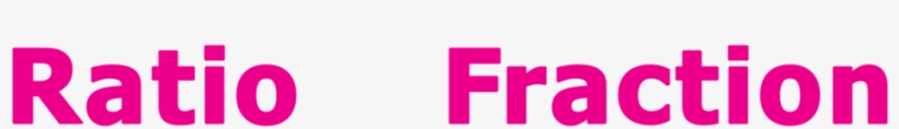 Fractions Same But Different Ratio Fraction - Graphic Design, transparent png #9308683