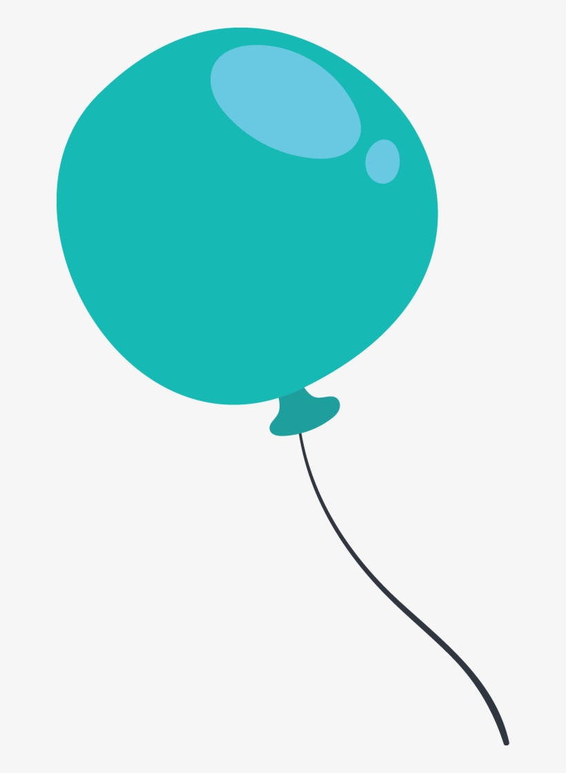 Green Blue Balloon, transparent png #9309721