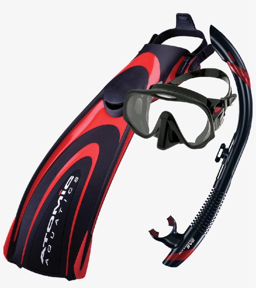 Mask Fins Snorkel Package 1 - Diving Mask, transparent png #9310038