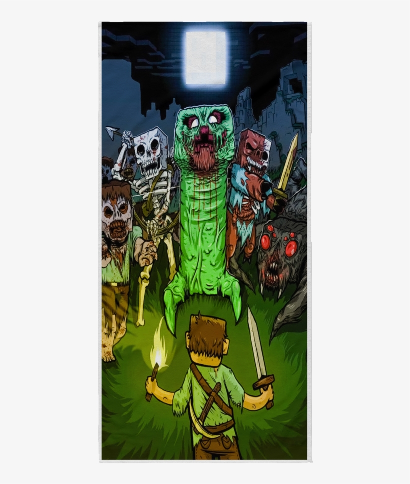 Minecraft Beach Towel Minecraft And Monster - Monster Creator Minecraft Mod, transparent png #9310298