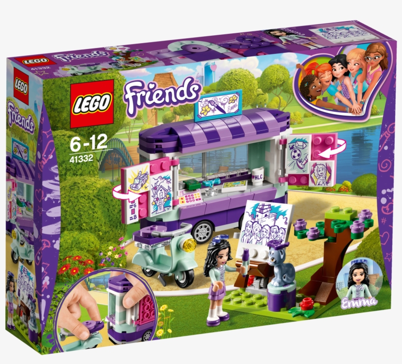 Lego Emmas Art Stand - Lego Friends Emmas Art Stand, transparent png #9310480