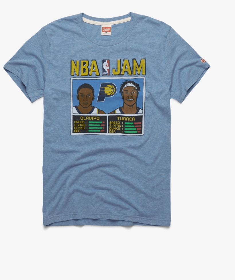 Nba Jam Pacers Oladipo And Turner - Active Shirt, transparent png #9313048