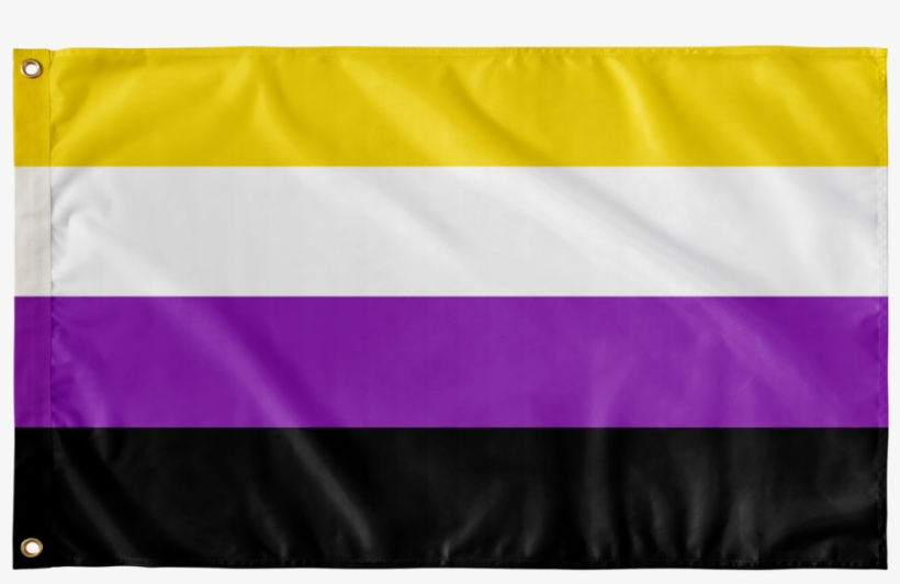 Non-binary Pride Flag - Flag, transparent png #9313159