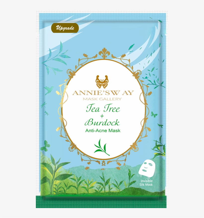 Annie's Way Tea Tree Burdock Anti-acne Mask - Calligraphy, transparent png #9313674