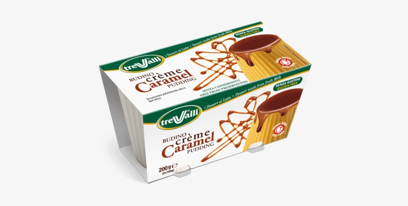 Crème Caramel Pudding - Carton, transparent png #9313705