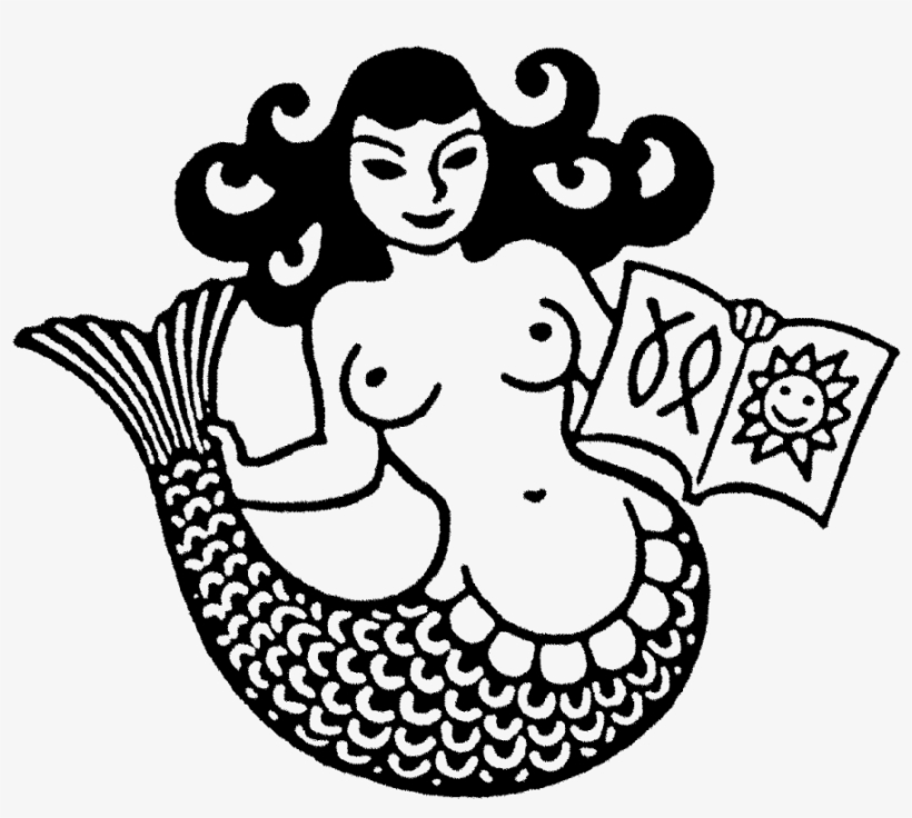 Zoom Mermaid Rubber Stamp, transparent png #9314817