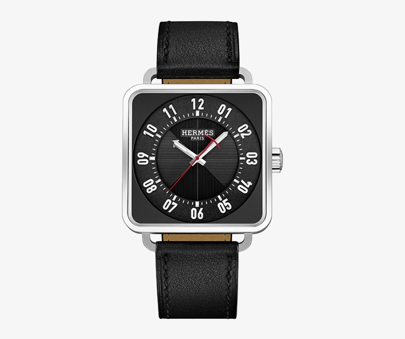 Carré H Hermès Watch - Hermes Watch Numbers, transparent png #9314843
