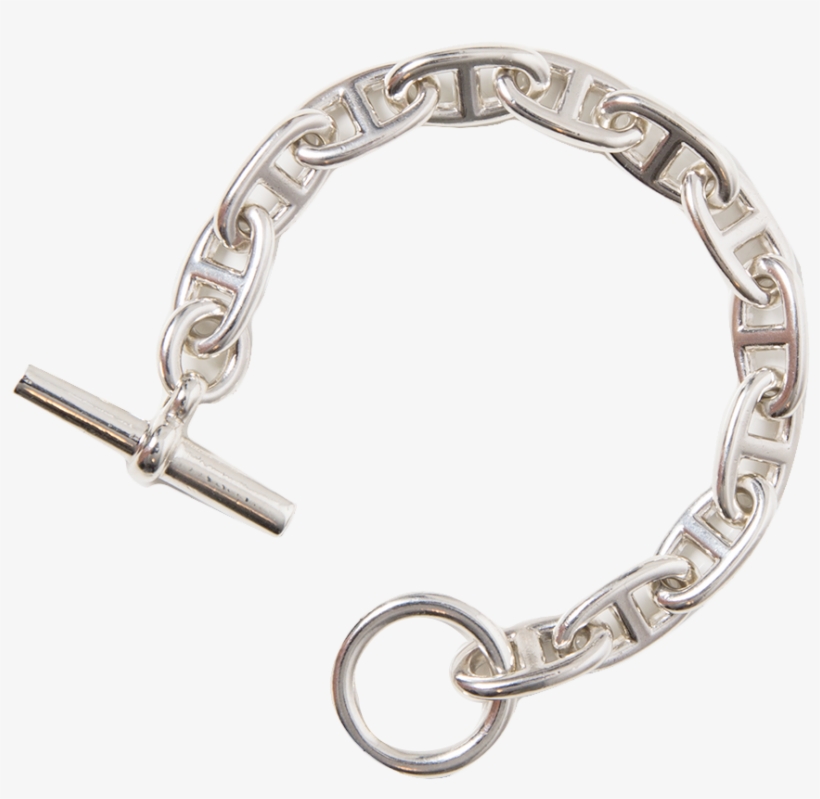 Tweedehands Vintage Hermes Chain D Ancre Armband Online - Bracelet, transparent png #9314849