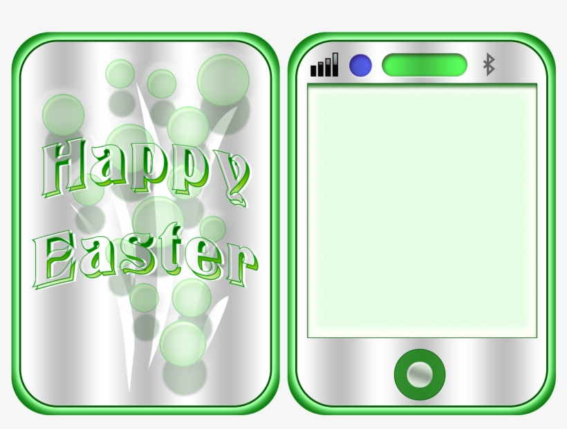 Iphone Happy Easter Card - Mobile Phone Case, transparent png #9314891