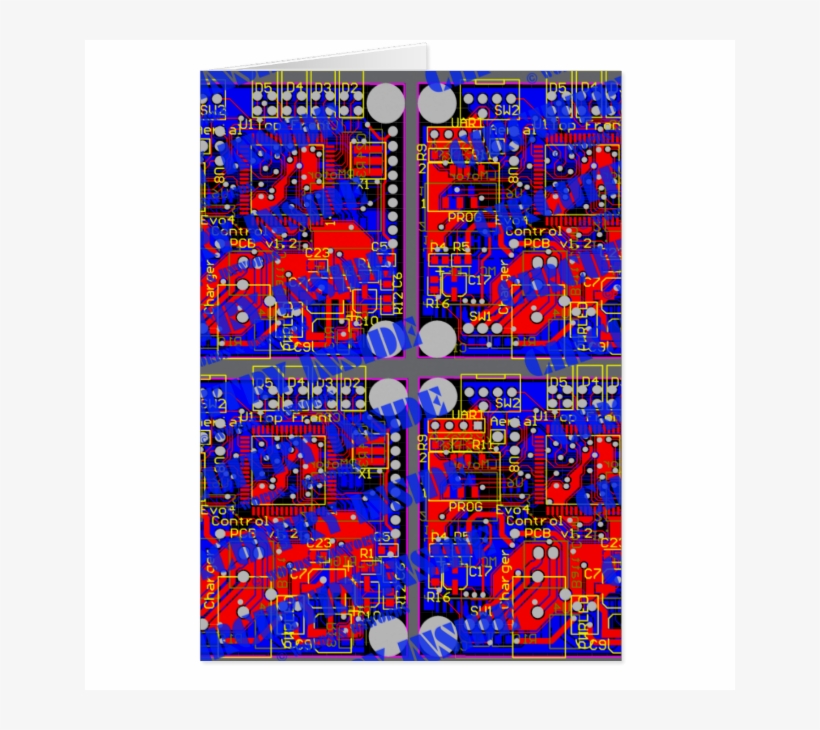 Circuitry Inside Greeting Card - Circle, transparent png #9315125