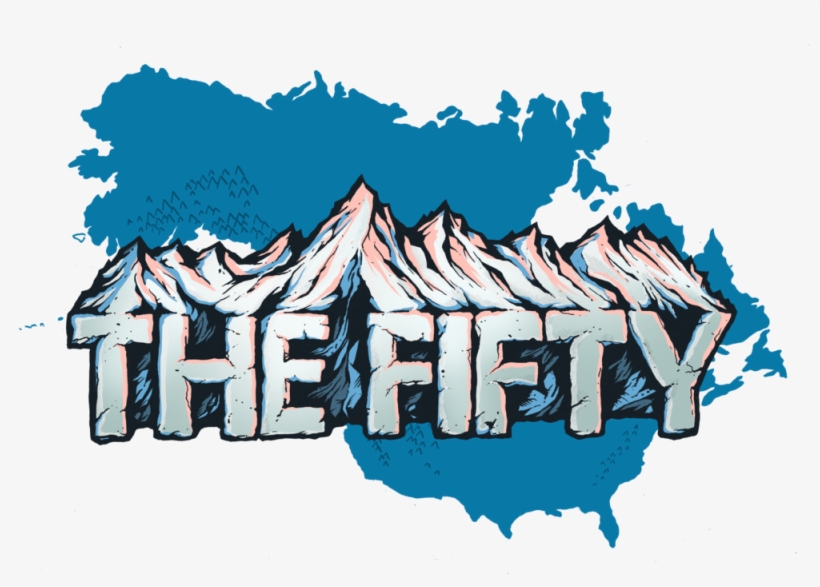 The Fifty Map - Illustration, transparent png #9315670