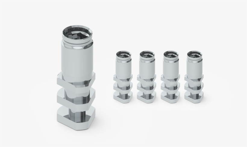 Zimmer Tapered Screw Vent Analog - Nobel Analogs, transparent png #9316398