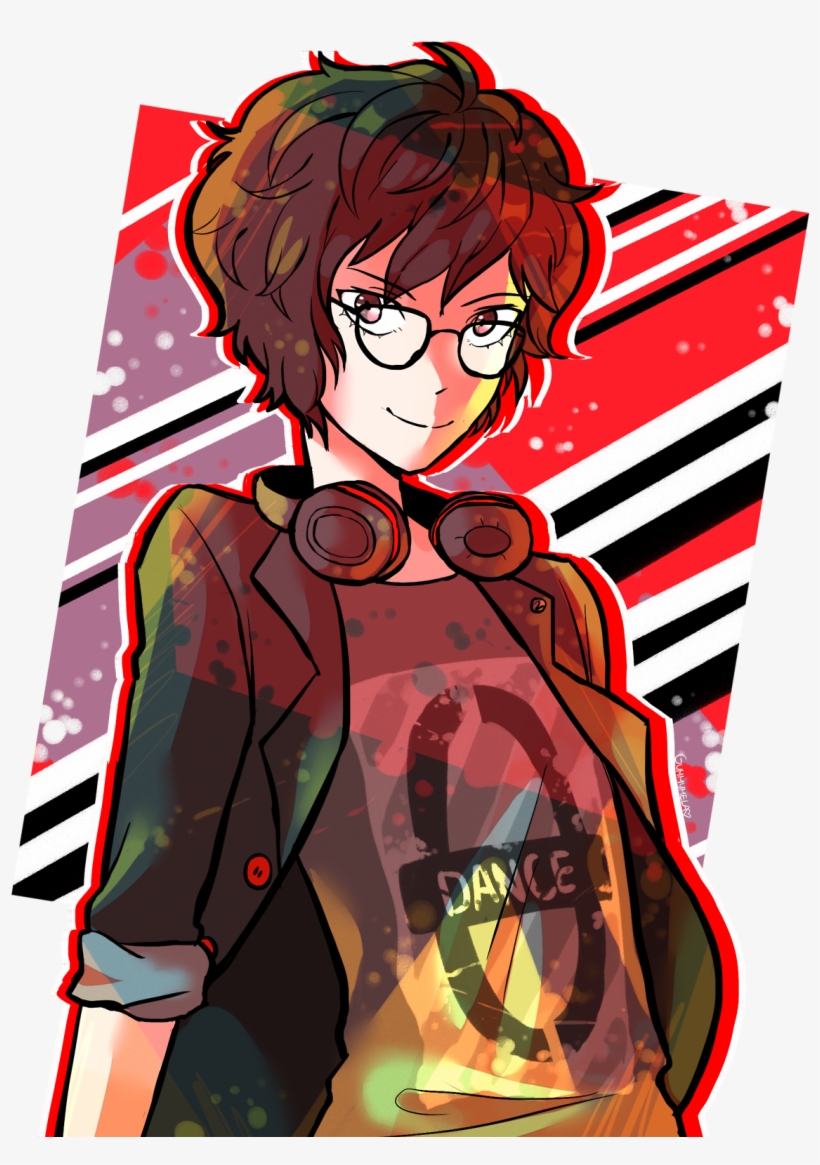 Its Time To Daaaance - Persona 5 Dancing Star Night Akira Fanart, transparent png #9316469