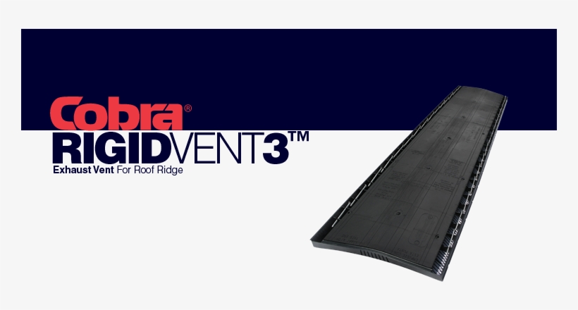 Cobra Rigid Vent - Metal Sales Cobra Ridge Vent, transparent png #9316623