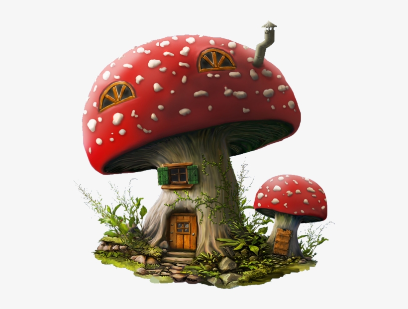 Champignons Png Tubes Pinterest Clip Art Fungi Ⓒ - Mushroom Fairy House Drawing, transparent png #9317067