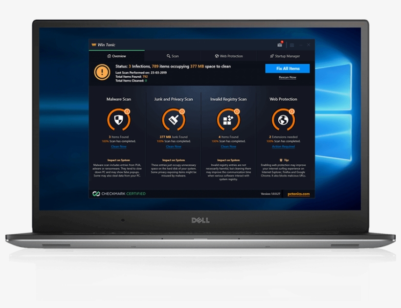 Improve Malware Scanning Web Protection Amp Disk Cleanup - Netbook, transparent png #9317366