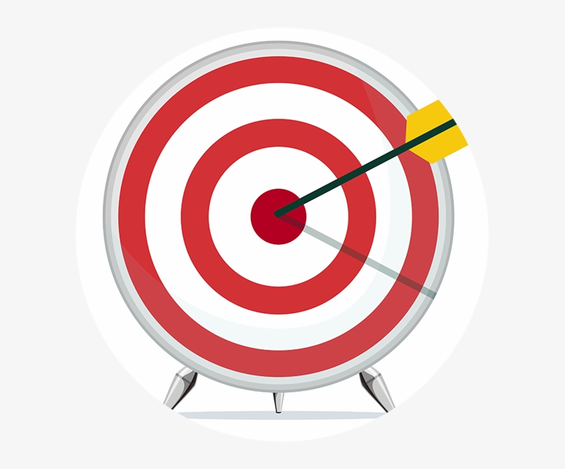 Customer-journey - Cartoon Dart Board, transparent png #9317431