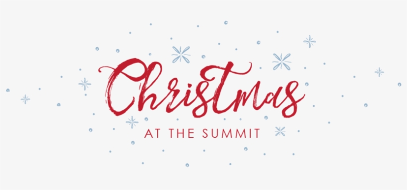 Christmas At The Summit Image) - Calligraphy, transparent png #9317466